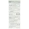 Black Narrow Alphabet Stickers by Recollections™